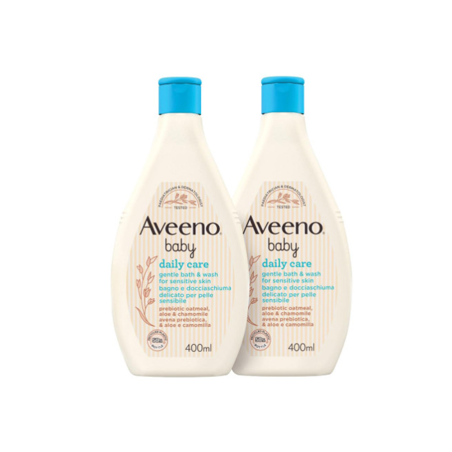 Johnson & Johnson - Johnson & Johnson Aveeno Baby Fluid 400 Ml Bundle