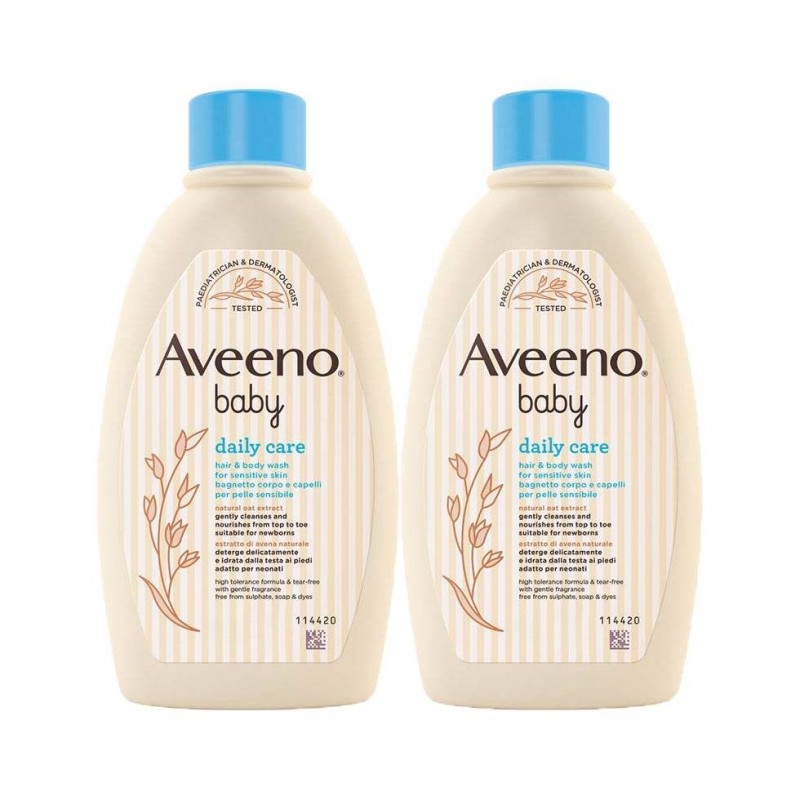Johnson & Johnson - Aveeno Baby Bagnetto Testa Piedi 2 X 250 Ml