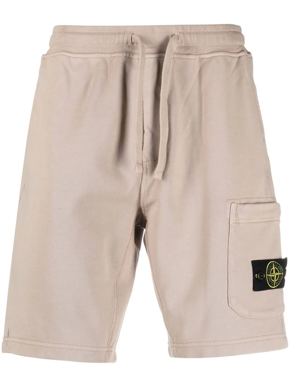 Stone Island Shorts sportivi con applicazione - Toni neutri