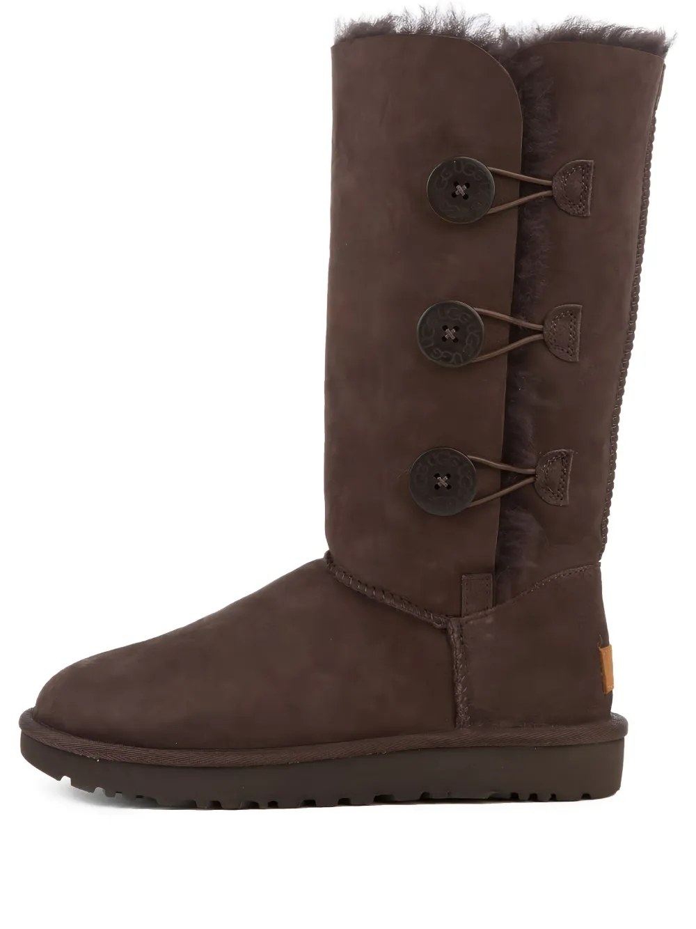 UGG Bailey Button Triplet II "Chocolate" boots - Marrone