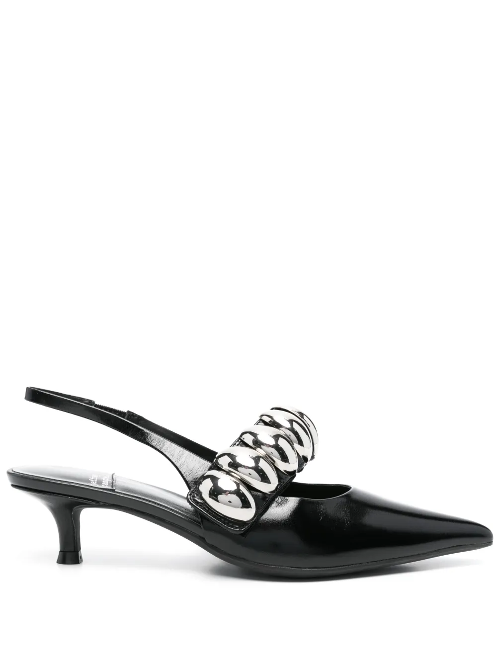 Jeffrey Campbell 40mm leather heeled sandals - Nero