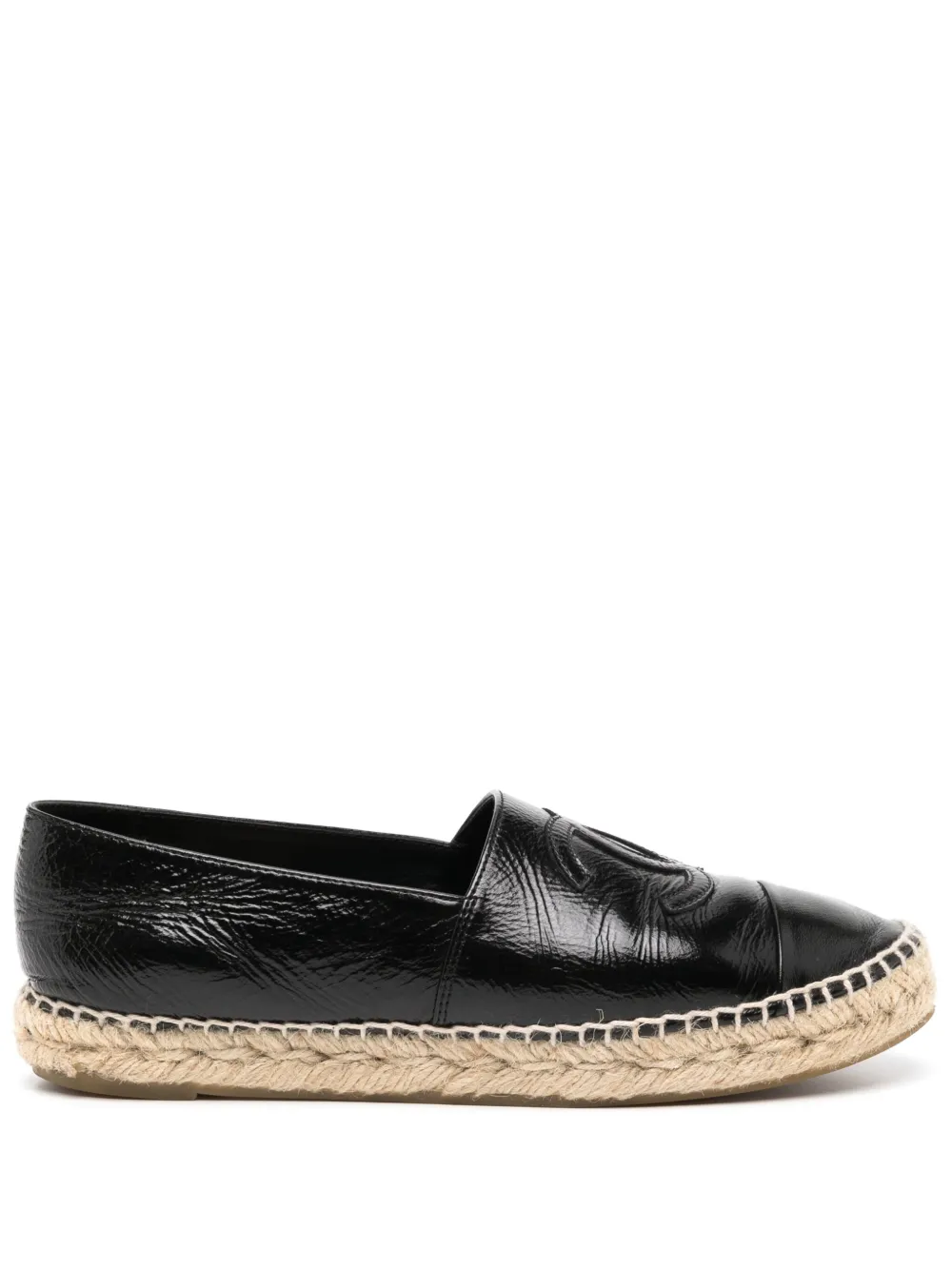 CHANEL Pre-Owned Espadrilles in pelle - Nero