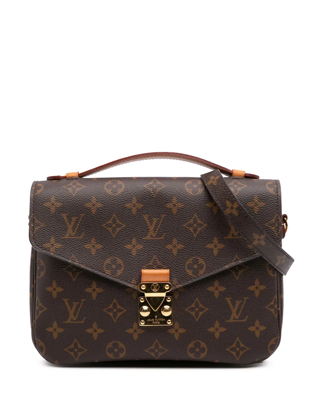 Louis Vuitton Pre-Owned 2019 Monogram Pochette Metis satchel - Marrone