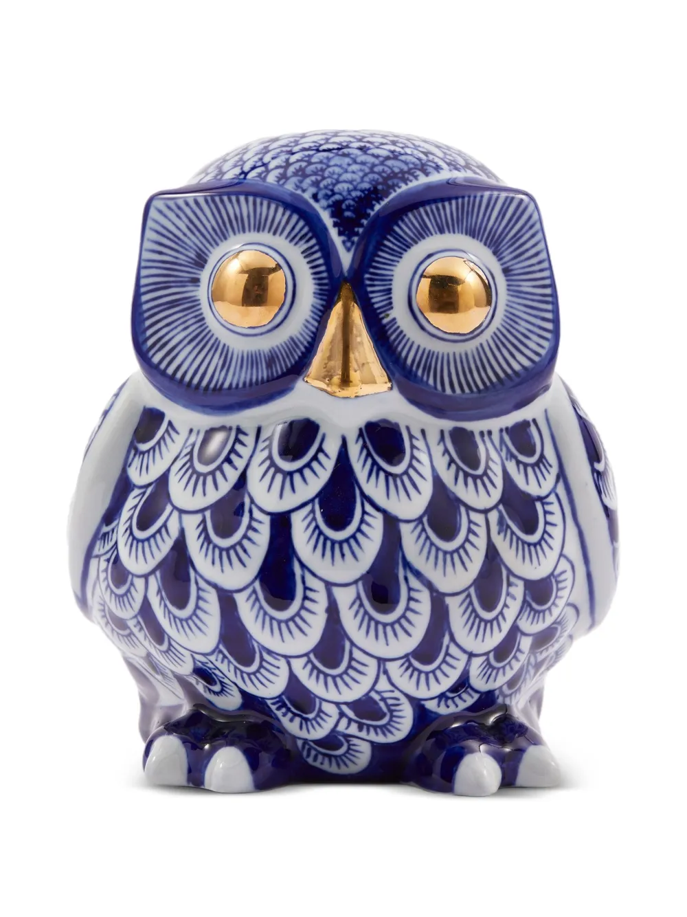 POLSPOTTEN Owl ceramic money box - Blu