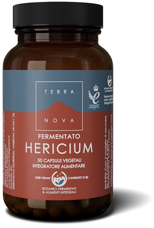 Terranova Hericium Fermentato 50 Capsule Vegetali Da 424 Mg