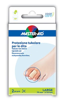 Tubo In Gel Master Aid Elasticizzato L 7,5 Cm 2 Pezzi