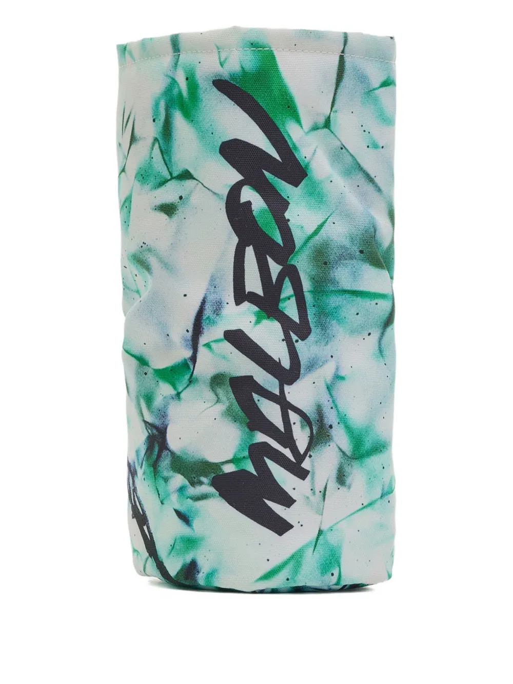Malbon Golf marble-print can cooler - Bianco