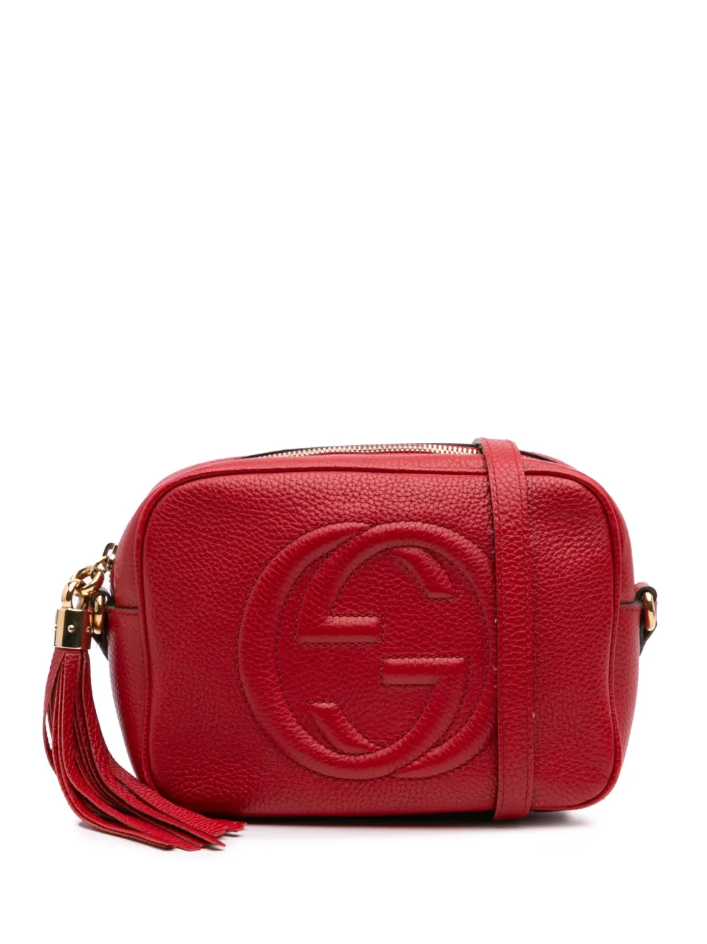 Gucci Pre-Owned 2016-2024 Leather Soho Disco crossbody bag - Rosso