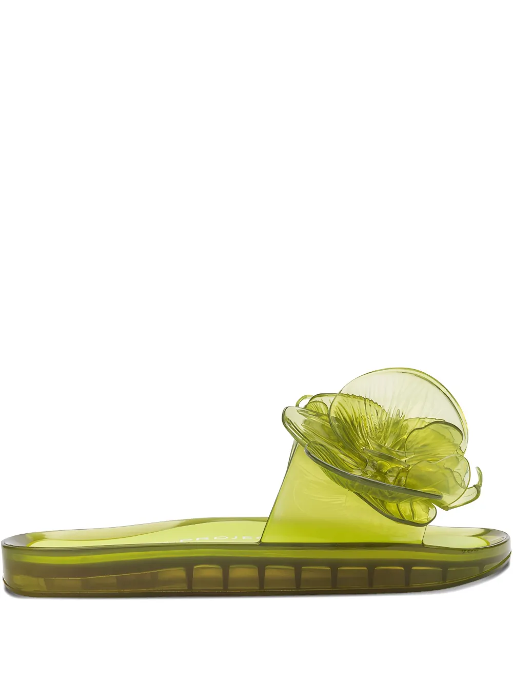 Melissa x Y/Project floral-embellished slides - Giallo