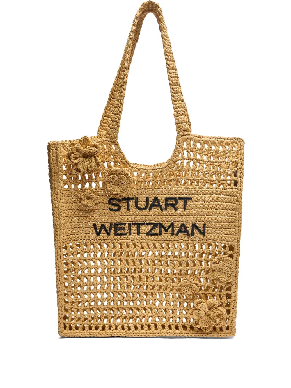 Stuart Weitzman logo-print tote bag - Toni neutri