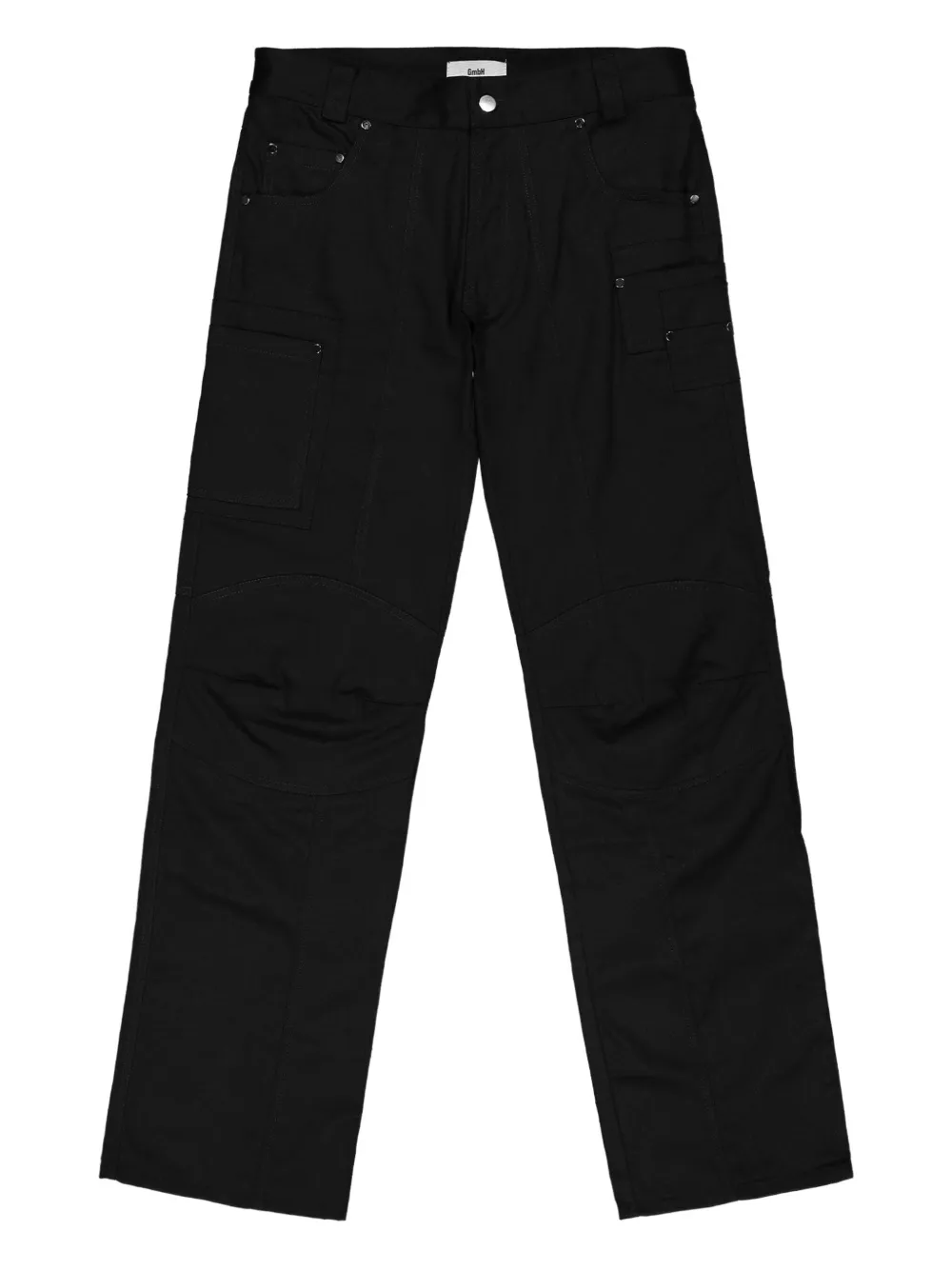 GmbH knee-patch cargo trousers - Nero