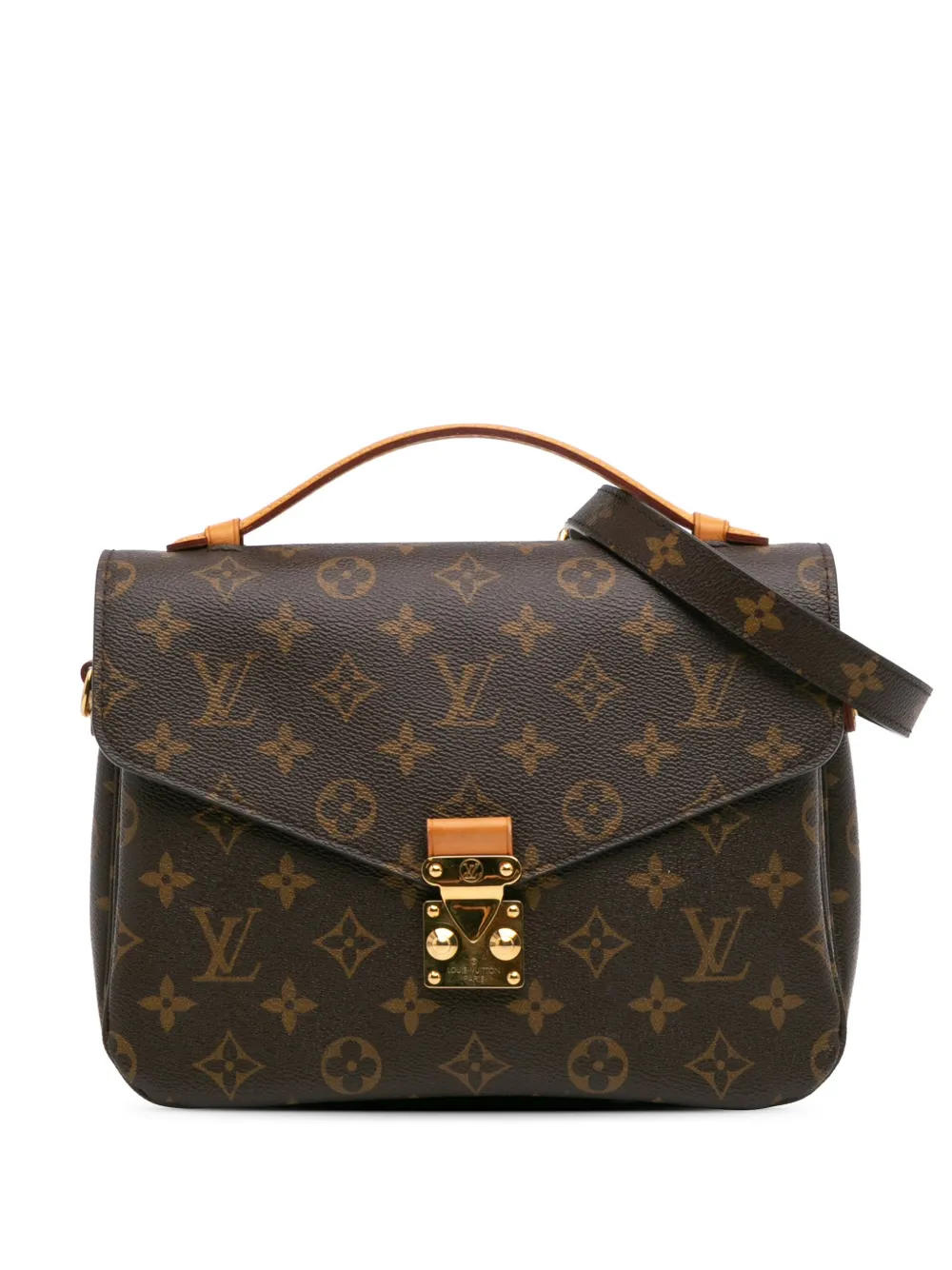 Louis Vuitton Pre-Owned 2015 Monogram Pochette Metis satchel - Marrone