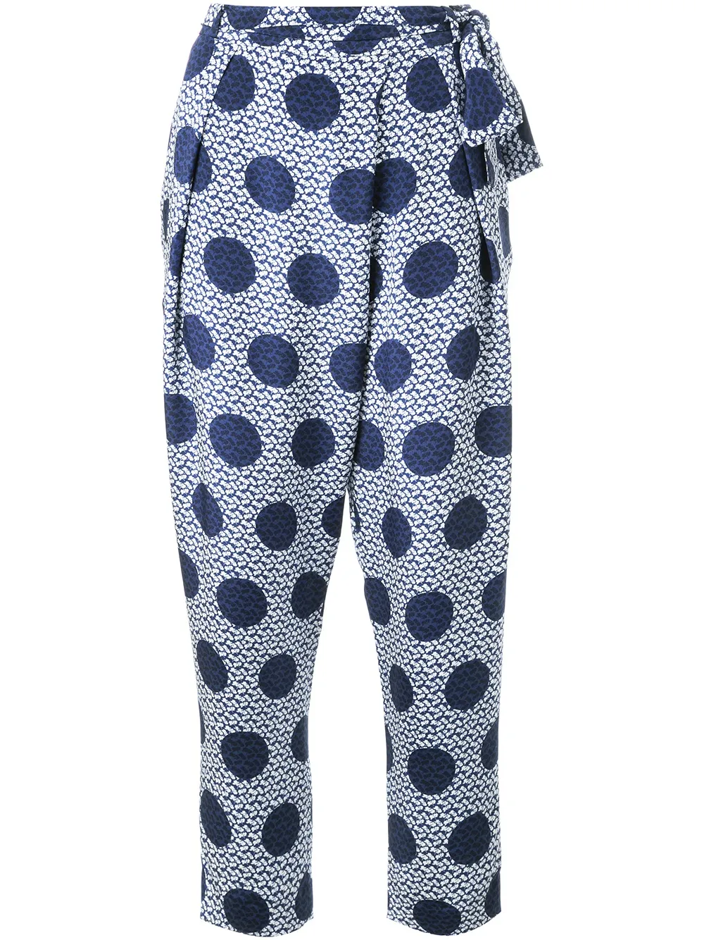 Mother Of Pearl polka dot print trousers - Blu