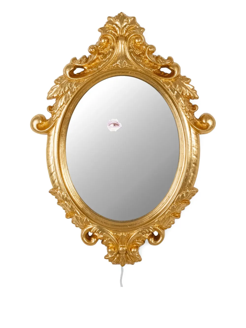 Seletti brushed-finish mirror - Oro