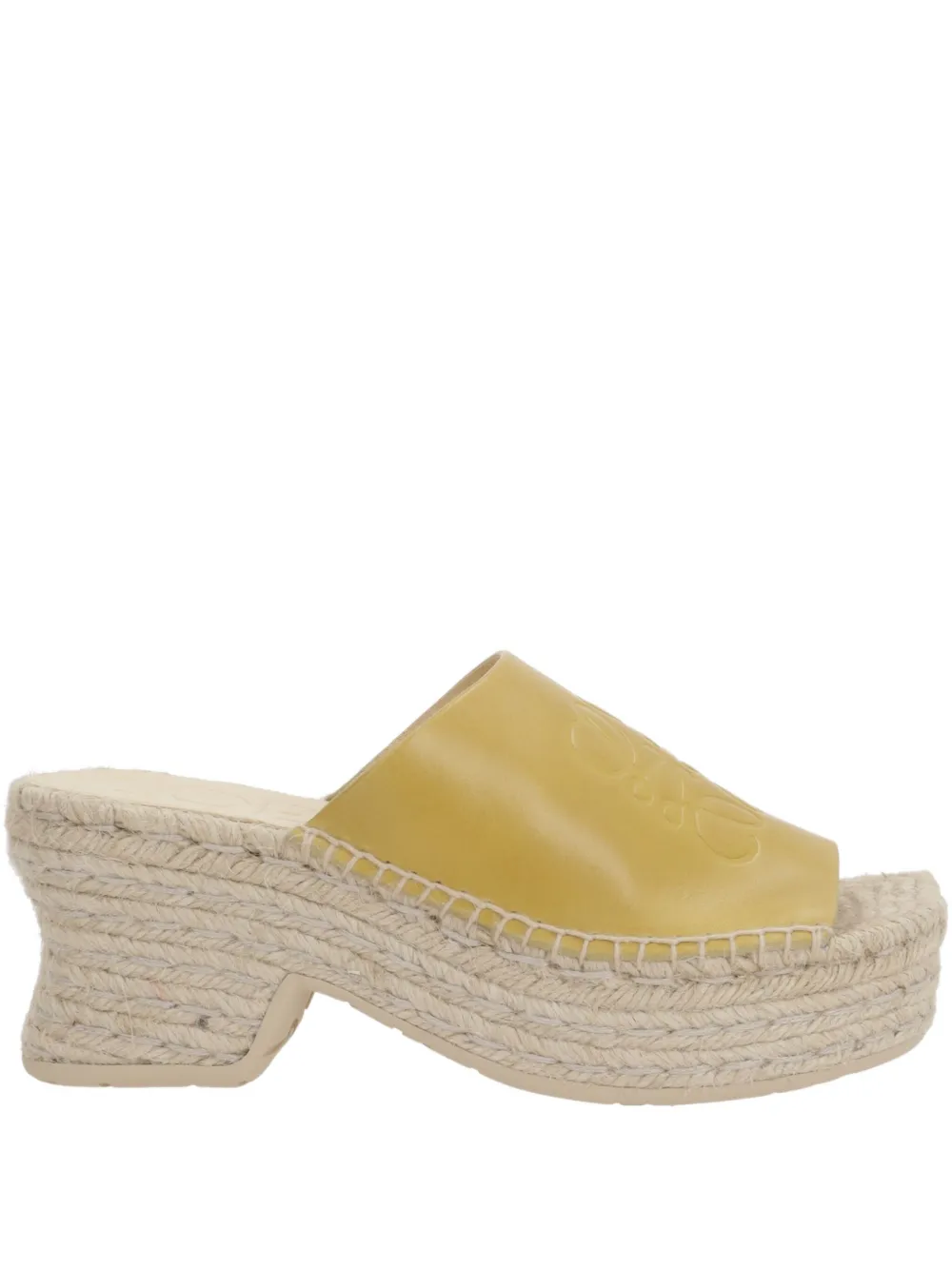 LOEWE 70mm leather sandals - NEUTRO