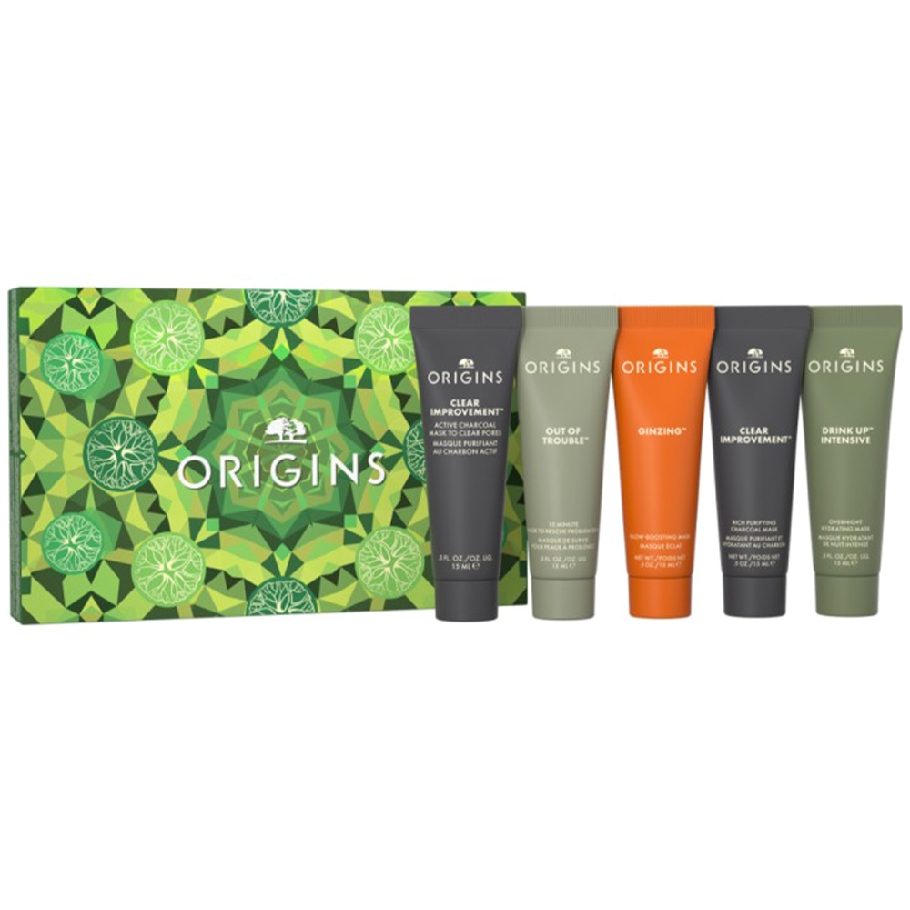 Multi-Maskers Five Mini Masking Essentials 5x Maschere viso 15ml Cofanetto Set Origins