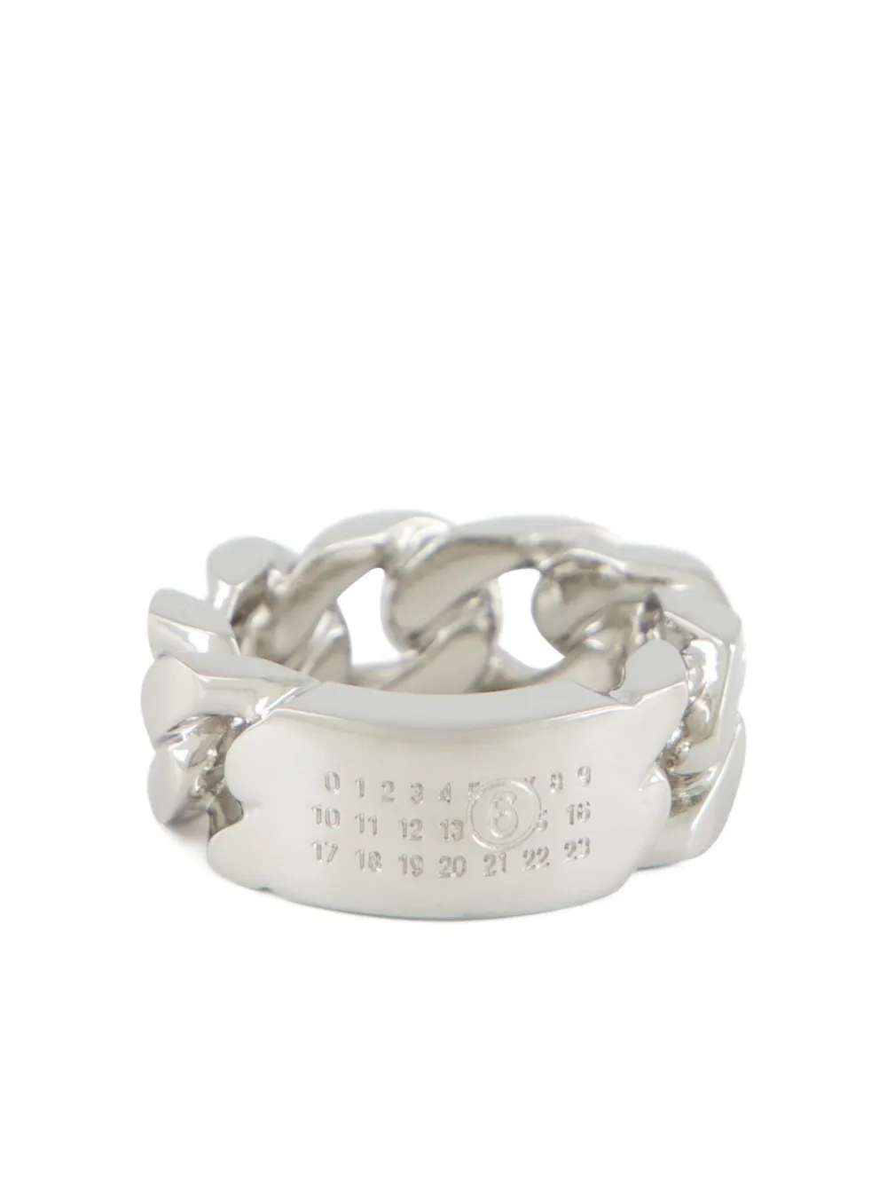 MM6 Maison Margiela Minimal ring - Argento