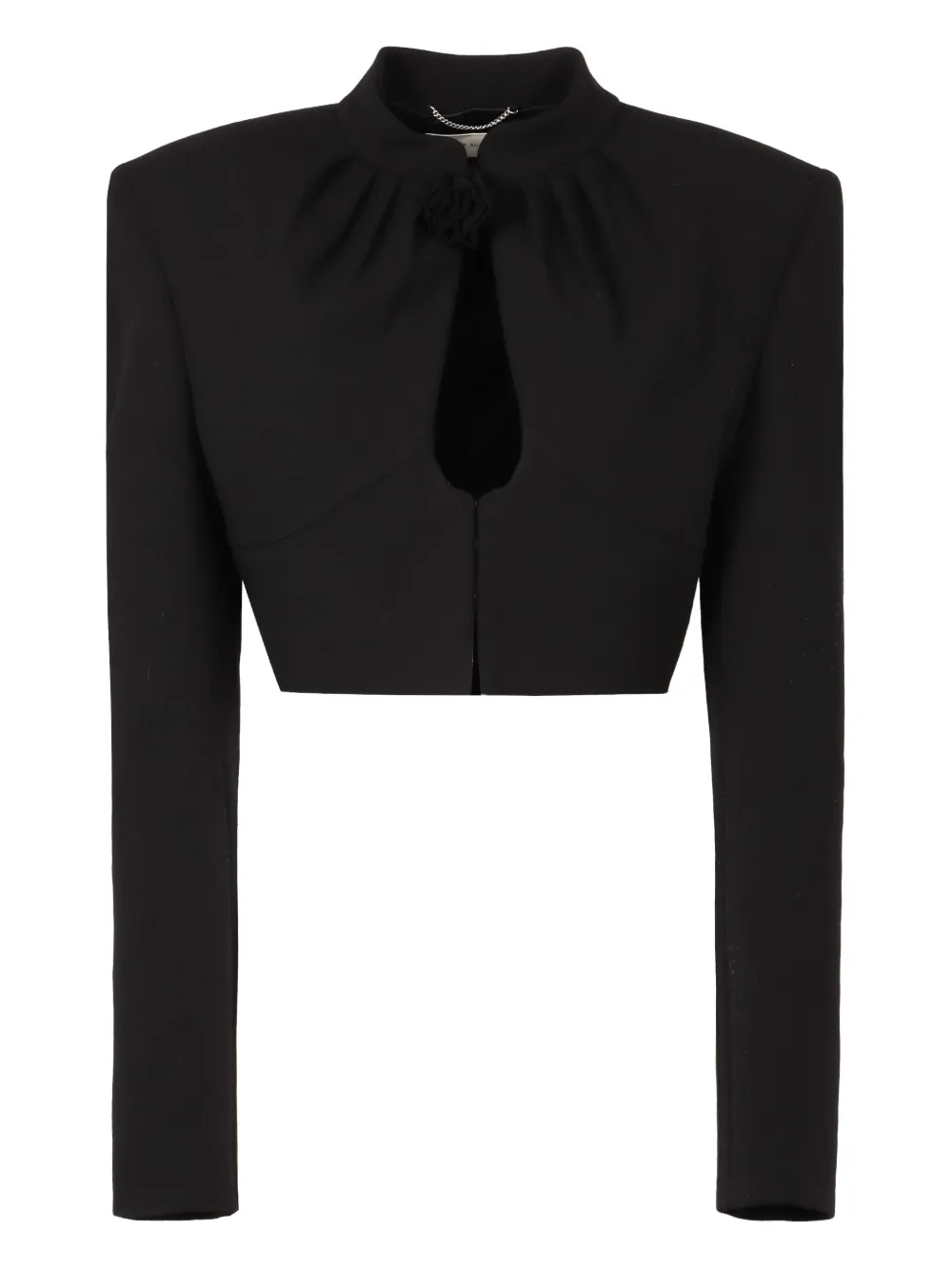 Magda Butrym cropped jacket - Nero