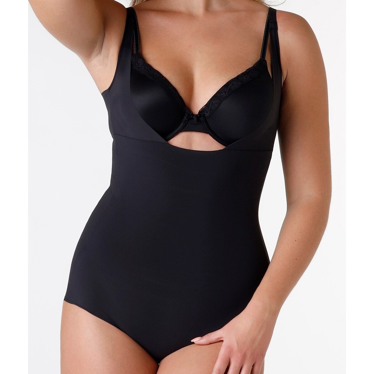 Maidenform Body Modellante Sotto Seno Sleek Smoother Nero Donna Taglie XXL