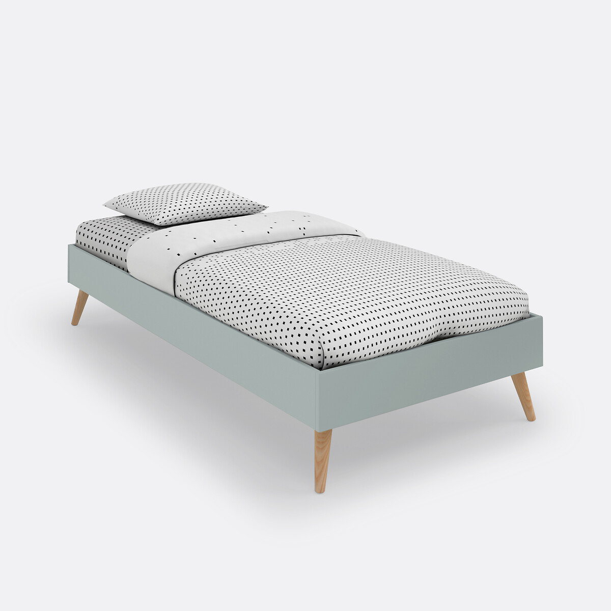 La Redoute Interieurs Letto Con Rete Jimi Verde Taglie 90 x 190 cm