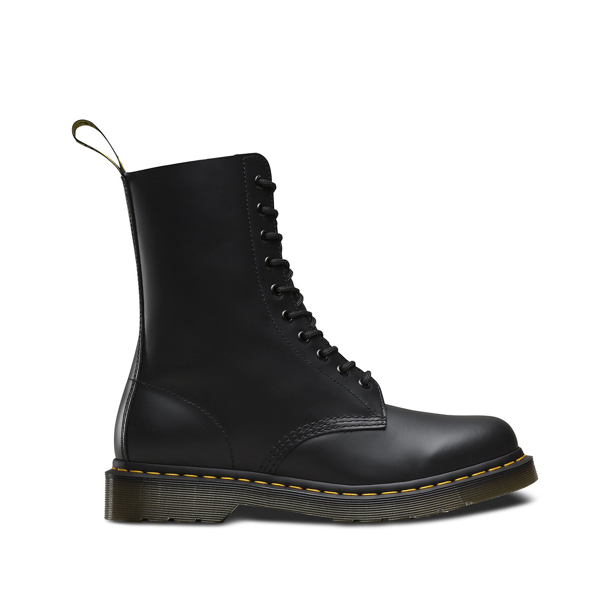 Dr. Martens Stivaletti Alti In Pelle 1490 Smooth Nero Uomo Taglie 36