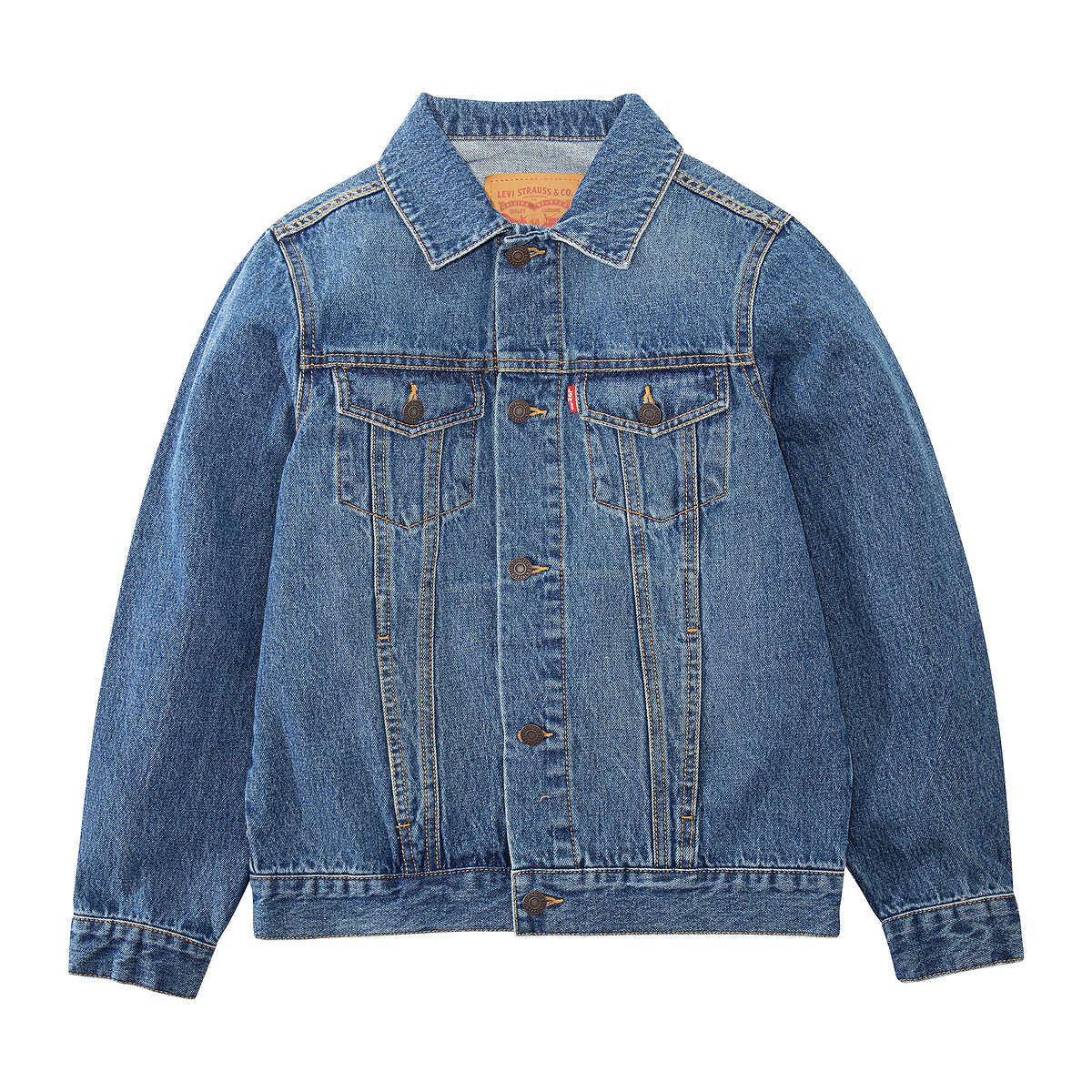 Levi's Kids Giacca Trucker In Denim Blu Bambino Taglie 12 anni - 150 cm