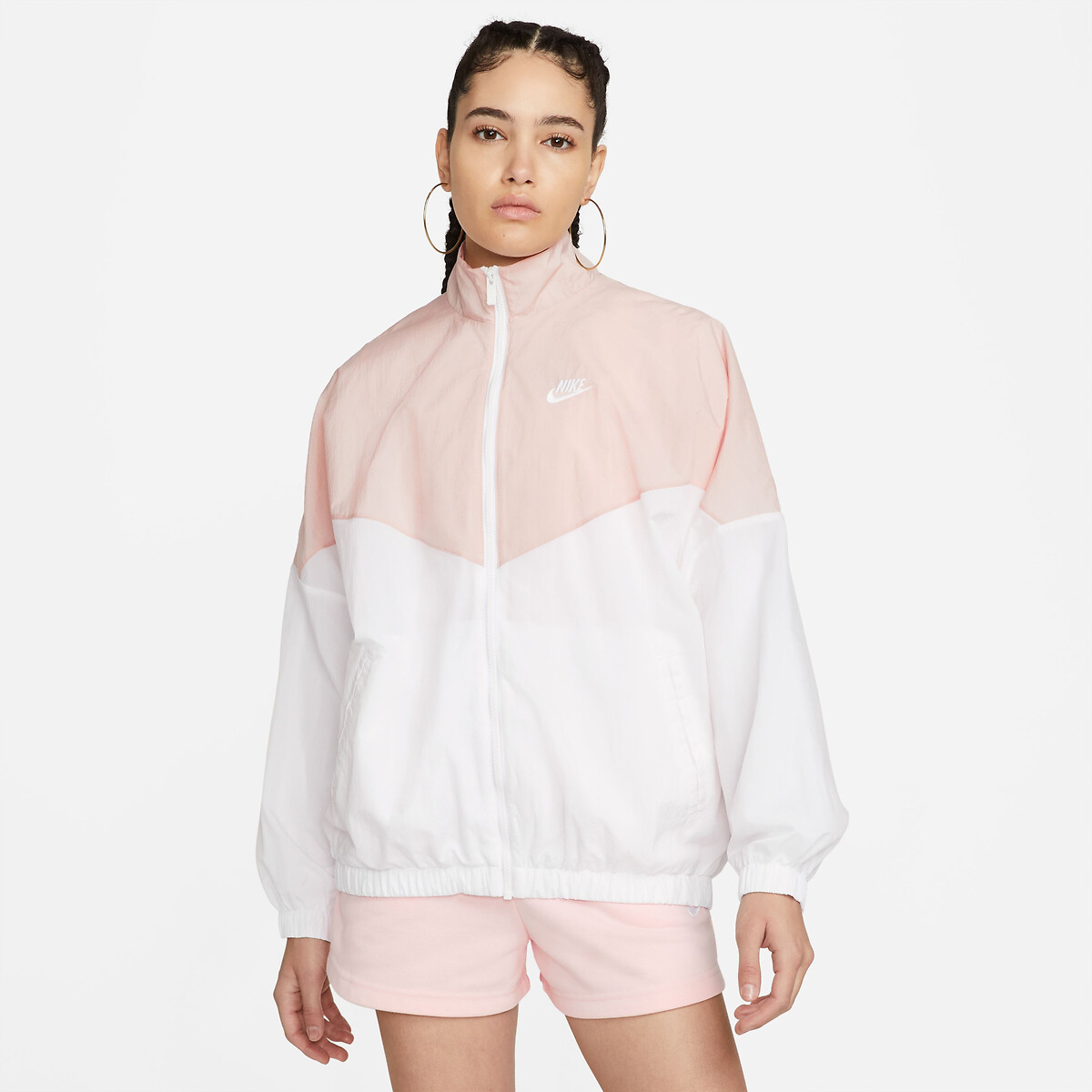 Nike Giacca Nike Sportswear Essentials Windrunner Rosa Donna Taglie XL