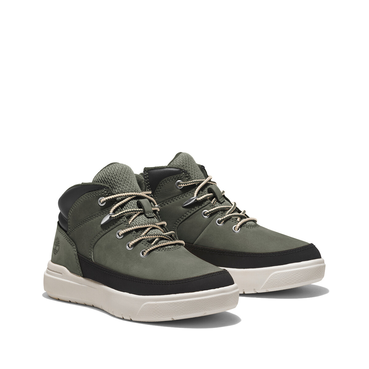 Timberland Baskets Pelle Seneca Bay Hiker Verde Bambina Taglie 35