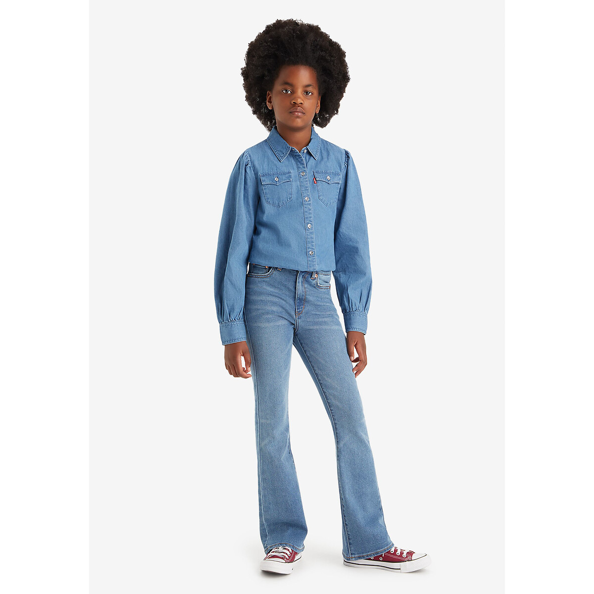 Levi's Kids Jeans Flare Taglio 726 Blu Bambina Taglie 6 anni - 114 cm