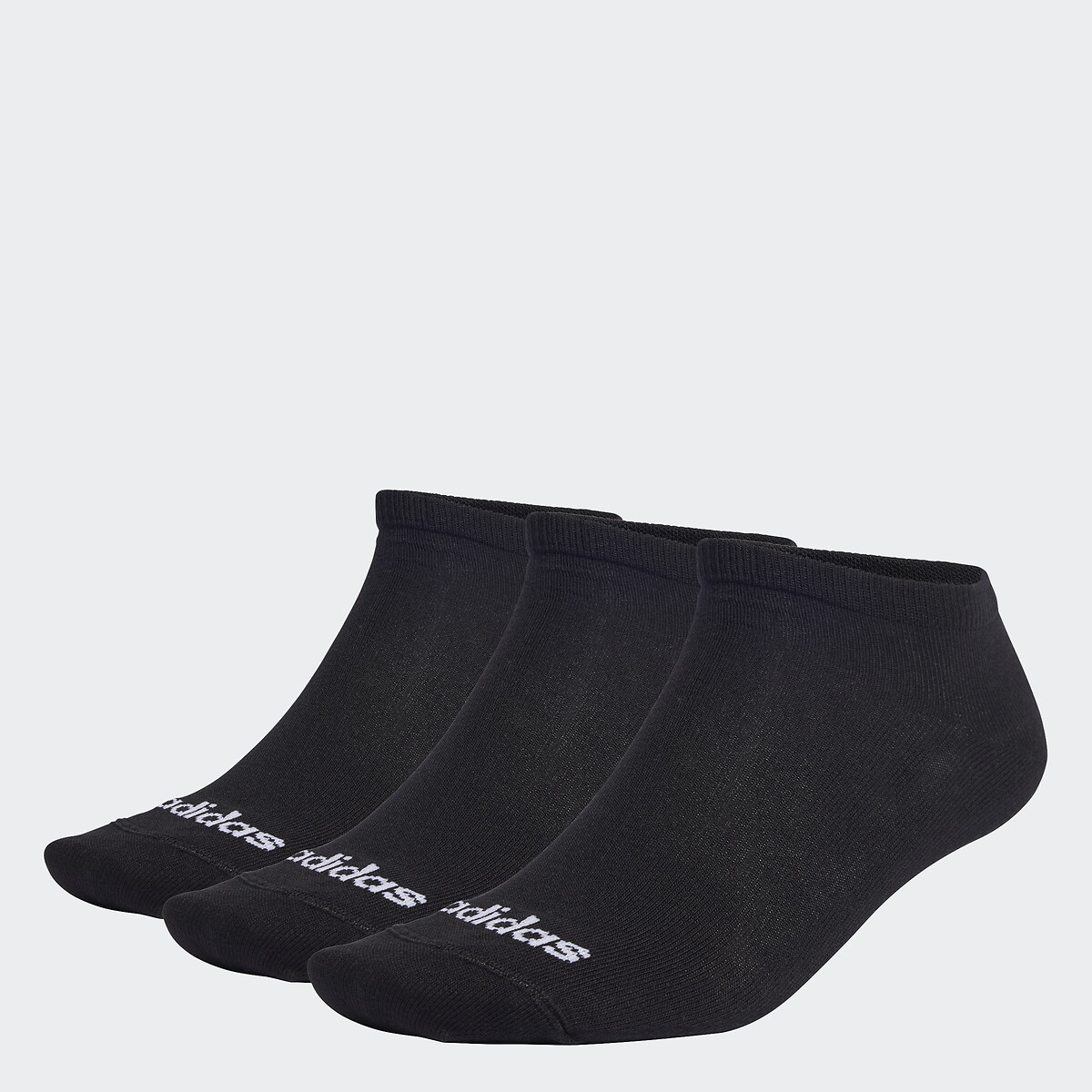 Adidas Performance Confezione Da 3 Paia Di Calze Sottili Linear Nero Uomo Taglie XL+