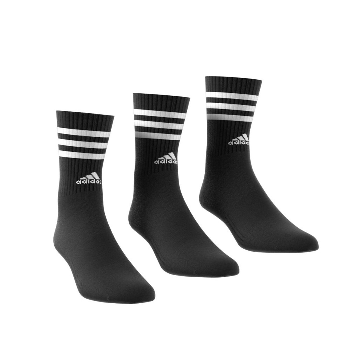 Adidas Performance Confezione Da 3 Paia Di Calze Alte Nero Uomo Taglie L