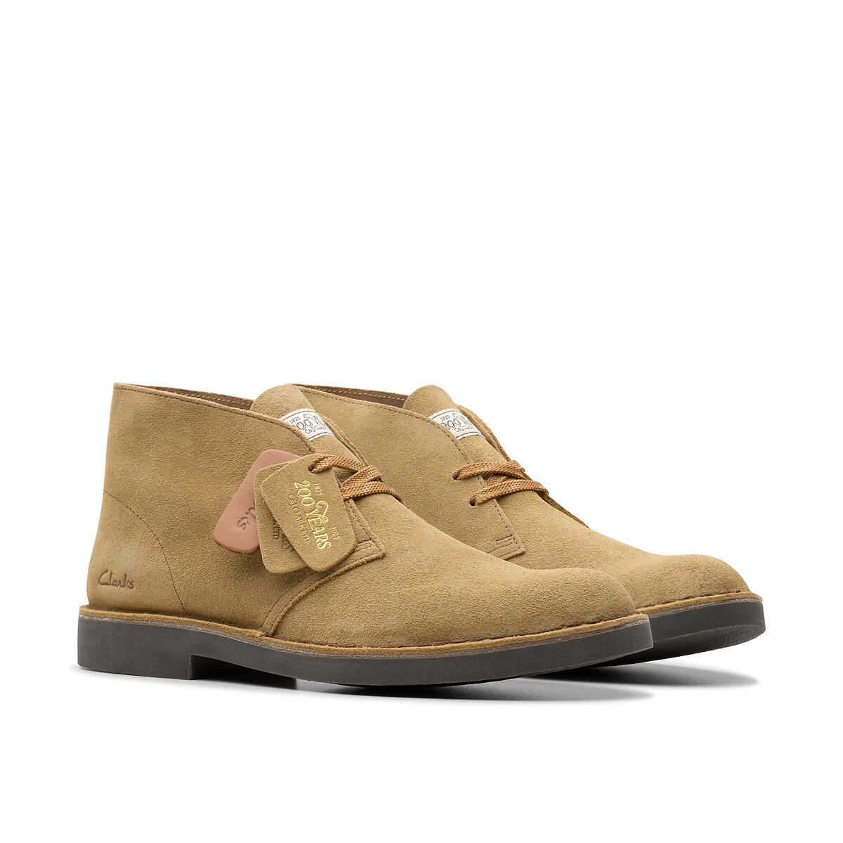 Clarks Desert Boot In Pelle Scamosciata Evo Beige Uomo Taglie 43