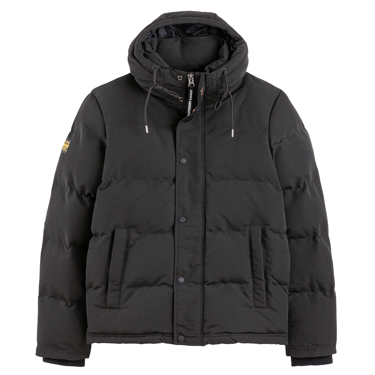 Superdry Piumino Corto, Mezza Stagione Nero Uomo Taglie L