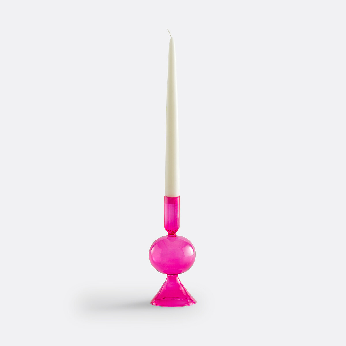 La Redoute Interieurs Portacandela In Vetro H17 Cm Octobre Rose