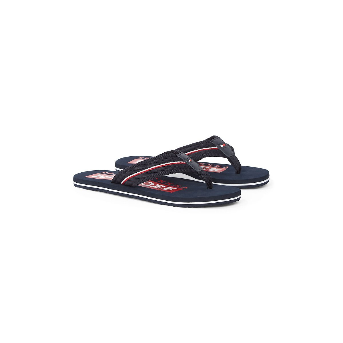 Tommy Hilfiger Infradito Corporate Hilfiger Beach Blu Uomo Taglie 45