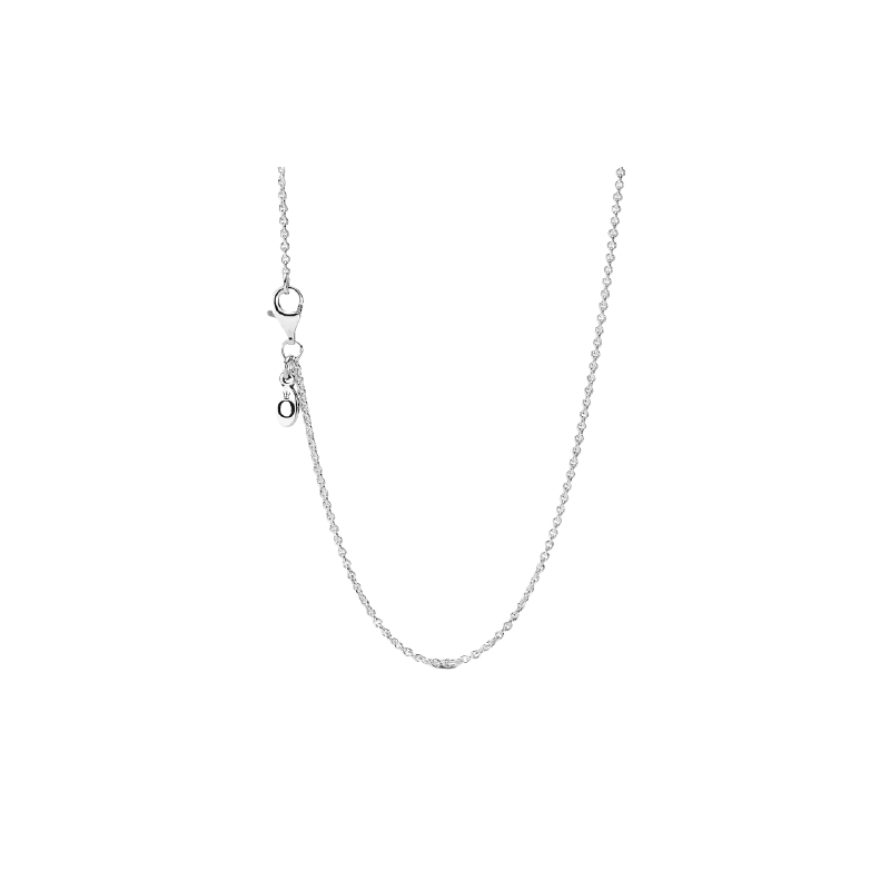 Silver Collier Necklace - 45 Cm