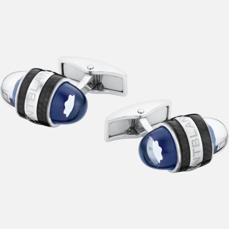 Gemelli Montblanc Starwalker In Acciaio E Lacca - Accessori