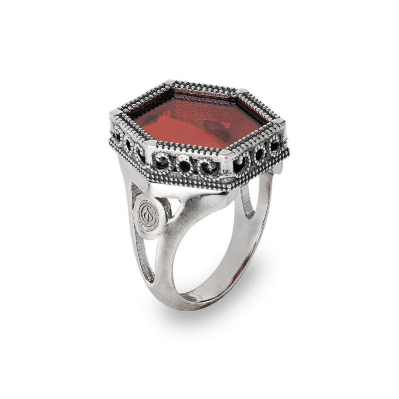 Anello In Argento - Gs 28023Ro - Gerardo Sacco
