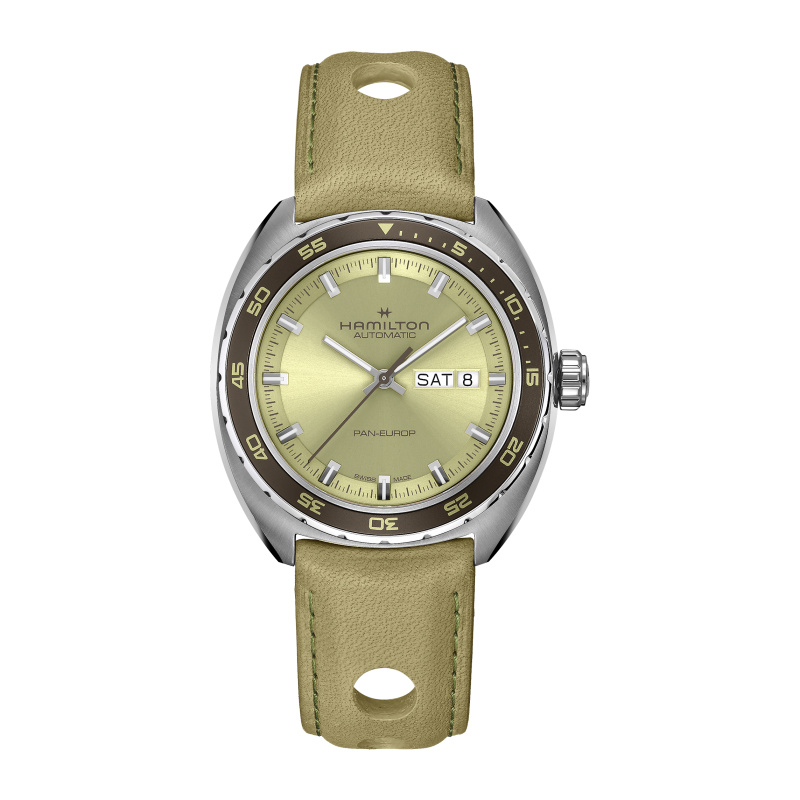 Orologio Hamilton American Classic Pan Europ Day Date Auto