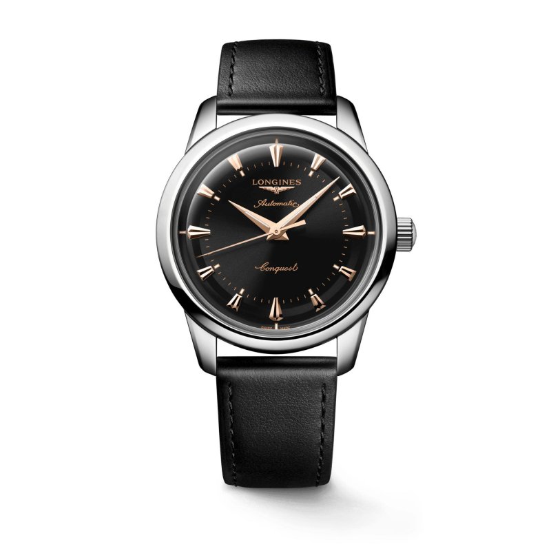 Orologio Longines Conquest Heritage - Pelle - Nero
