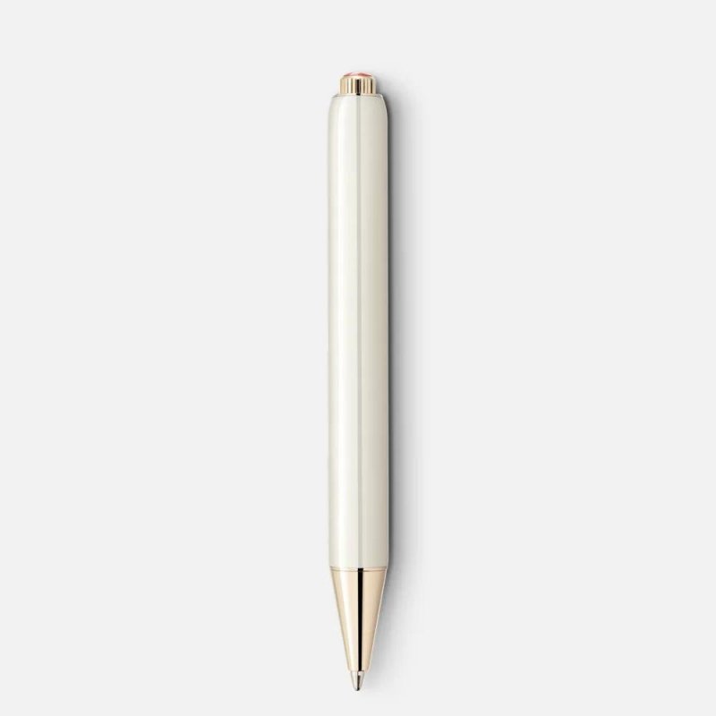 Penna A Sfera Montblanc Heritage Rouge Et Noir “Baby”