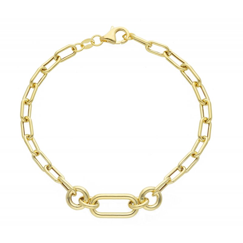 BRACCIALE - MAGLIA ORO GIALLO