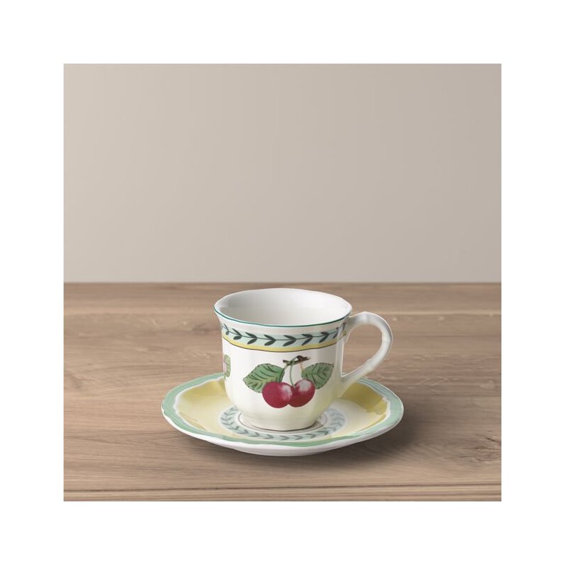 French Garden Fleurence Tazza espresso con piattino 2pz.