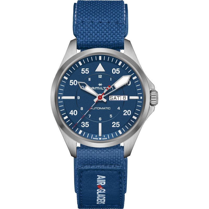 Orologio Hamilton Khaki Aviation Pilot Day Date Auto - Air-Glaciers Edition