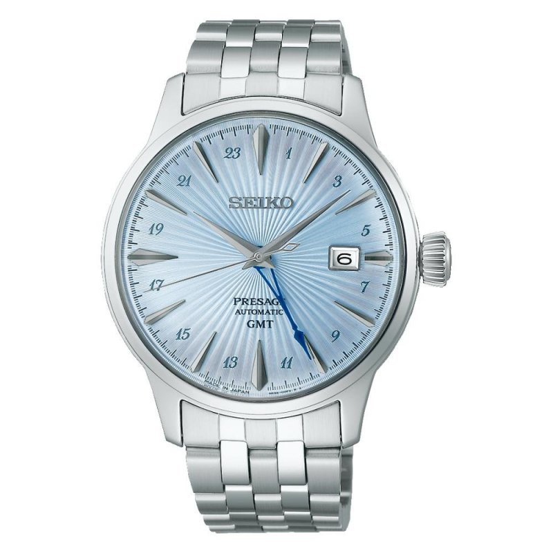 Orologio Presage-Automatico Cocktail Gmt 4R34 Blu