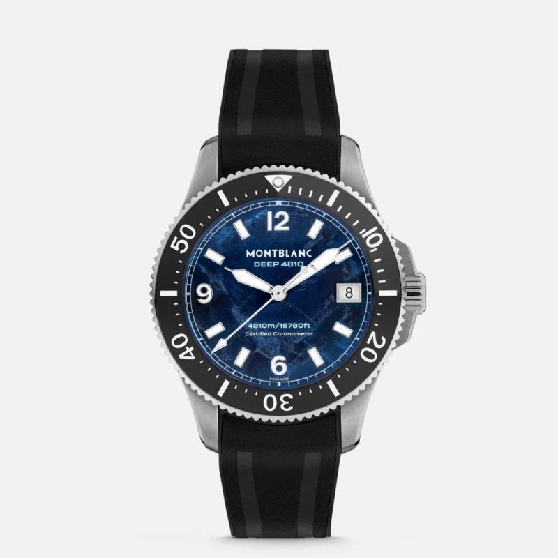 Orologio Montblanc Iced Sea 0 Oxygen Deep 4810 - Titanio
