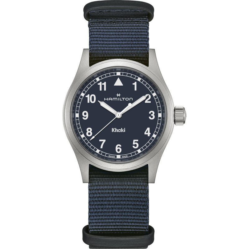Orologio Hamilton Khaki Field Quartz 38 Mm - Blu