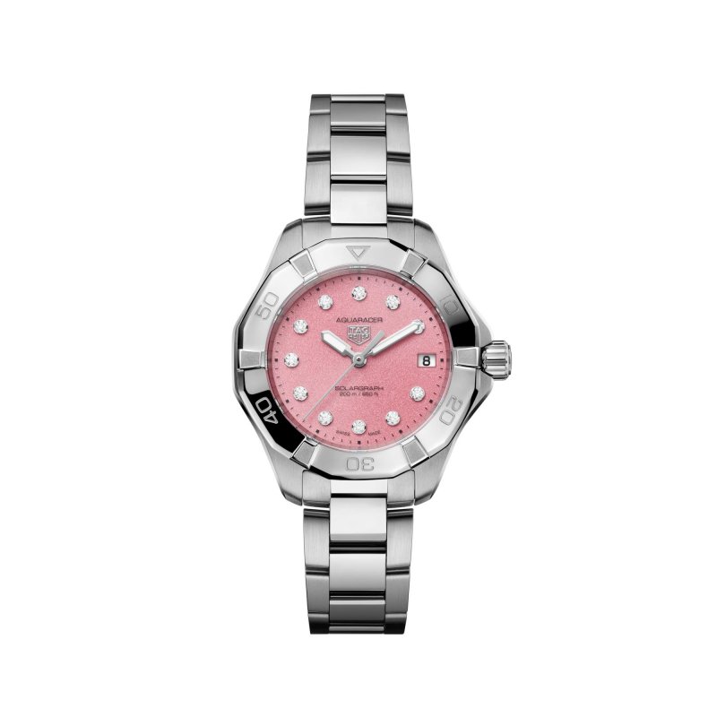 Tag Heuer Aquaracer Professional 200 Solargraph - Rosa - Acciaio