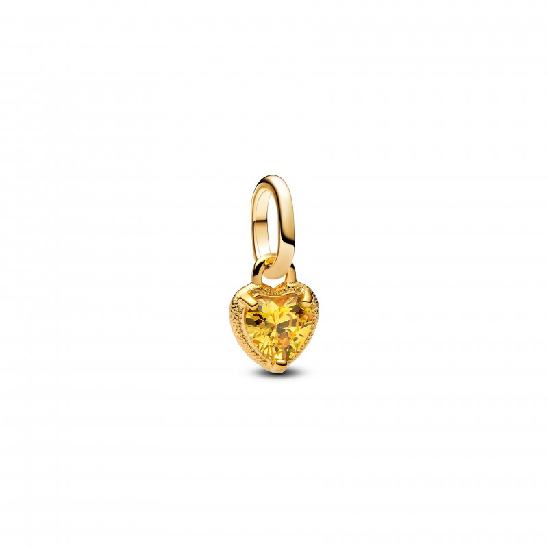 Charm Mini Pendente Gold Chakra Heart Pandora ME