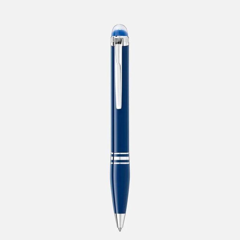 Penna A Sfera Starwalker Blue Planet Pregiata Resina - Montblanc